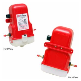 12V hydraulic trim tab pump motor with integrated reservoir