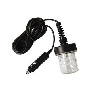 12V portable work light with cigarette lighter plug for boat or car