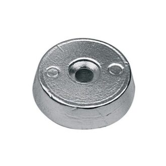 Yamaha round disc anode for 40–85HPQ, Ø51 × H14 mm, 8.5 mm hole