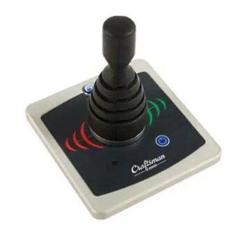 Bow thruster joystick control panel for boats