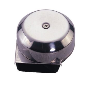 Compact stainless steel marine horn 12V