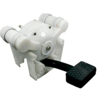Foot-operated bilge pump for boats