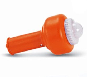 LED lifebuoy light with lithium battery and water sensor