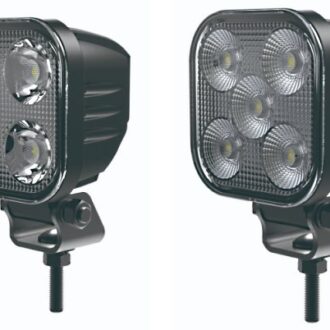 LED work light for boats 10–30V with bracket – 5×5W or 4×5W