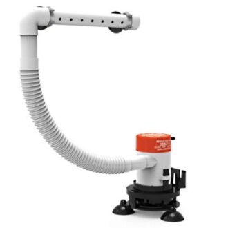 12V 350 GPH livewell aerator pump with flexible hose and spray bar
