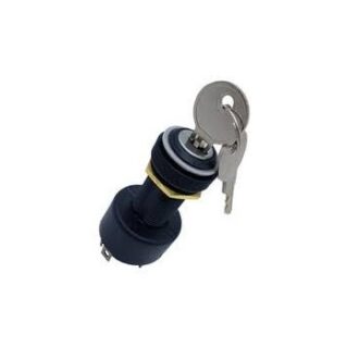 Marine 3-position ignition switch with protective cap and keys