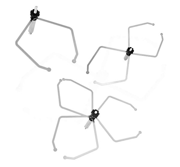 Βάσεις Στερέωσης Σκευών NAVY LOAD (Μονή / Διπλή / Για Τρία Σκεύη) 1 Stainless steel Navy Load pot holders for marine cookers