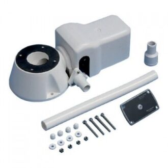 Osculati marine electric toilet conversion kit, 12V and 24V, with macerator and fittings