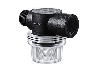 Φίλτρο πιεστικής αντλίας με σπείρωμα – διάφανο δοχείο & ανοξείδωτο πλέγμα