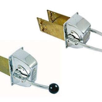 Side-mount engine control single or dual lever for one engine