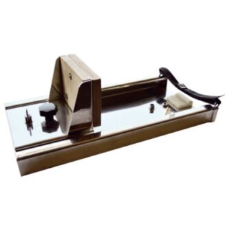 Sliding outboard motor bracket in stainless steel 316 with safety strap