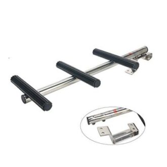 Detachable AISI 316 stainless boat ladder, 3 steps, 36x91 cm