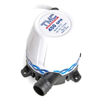 TMC 12V bilge pump 450/900/1250 GPH with 19/29 mm outlet