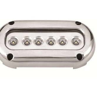 Underwater LED light 6x3W IP68 stainless steel