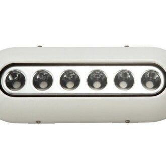 Underwater light 6x3W LED for boats in white or blue