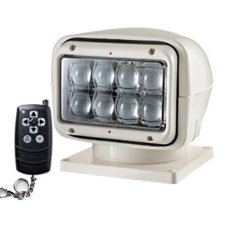 Wireless IP65 LED marine searchlight 10×5W with remote