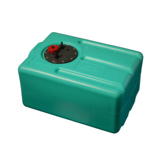 CanSb polyethylene water tank for boats and RVs, 32–107 liters with inspection hatch