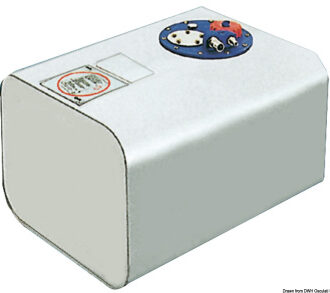 Stainless steel marine fuel tank 45L and 63L, RINA CE compliant