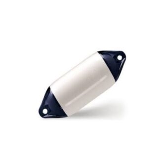 Polyform F-Series boat fender white with black ends