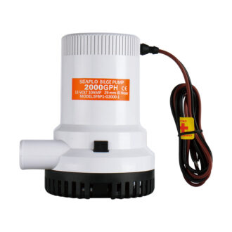 SEAFLO submersible bilge pump 1500–2000 GPH 12V 24V