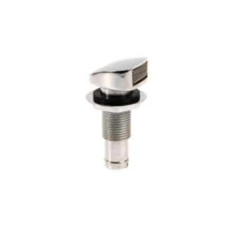Stainless steel straight fuel vent for boat fuel tanks
