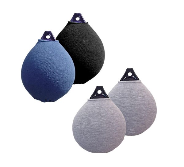 Καλύμματα Μπαλονιών – Μπλε, Μαύρα, Γκρι (A1–A6) 1 Fender covers in blue, black, and grey for A1–A6 fenders