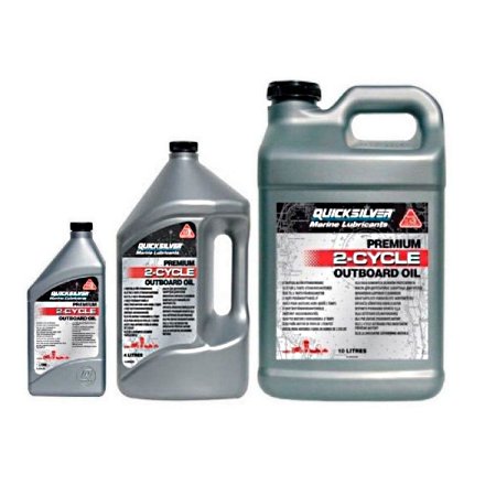 Λάδι Μίξης Δίχρονης Μηχανής Quicksilver Premium 1 Quicksilver Premium 2 Stroke Outboard Oil Containers