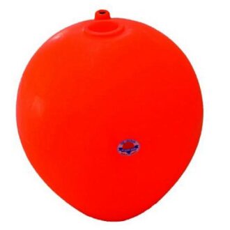 orange balloon marker buoy with 5 cm through-hole – Ø43/Ø52 cm