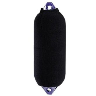 Black fender cover for boat protection