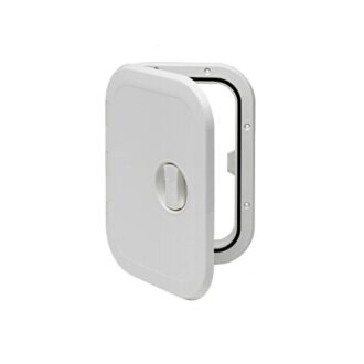 Boat hatch 32×44 cm double fit – white, black, grey