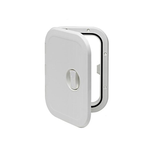 Πορτάκι Νέου Τύπου 52×47 cm Διπλής Εφαρμογής – Λευκό | Μαύρο | Γκρι 1 Boat hatch 52×47 cm double fit – white, black, grey