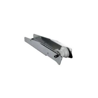 Single stainless bow anchor roller, 80mm width