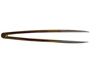 Brass chart dividers for marine navigation