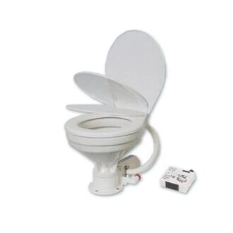 Compact electric marine toilet small bowl, 12V/24V