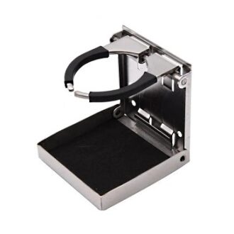 Folding square SS316 stainless boat cup holder