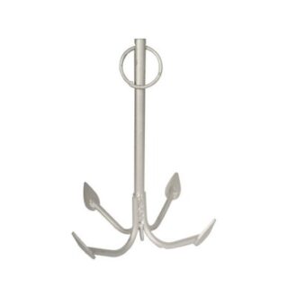 Galvanized grapnel anchor (1–30 kg)