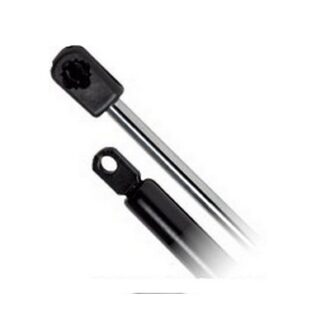 Marine gas strut with ball joint and eye end for hatches and lockers