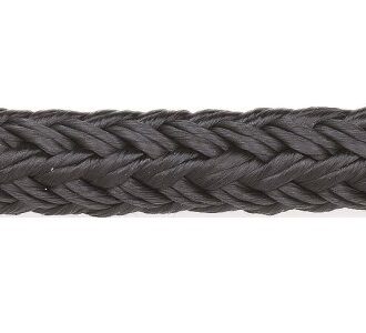 Grey 12-strand polyester rope 6–28 mm