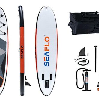 Seaflo inflatable SUP 10 ft 265 lbs with paddle, pump, backpack, leash and fin