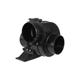 Inline centrifugal bilge blower, 130 CFM, 76 mm duct, 12V/24V