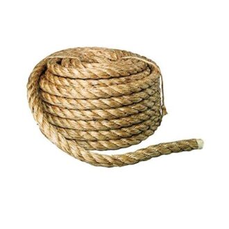Natural jute rope, twisted, diameters 6–32 m