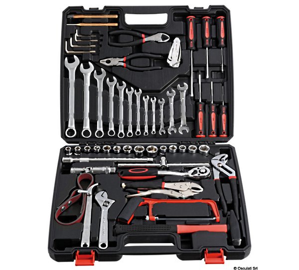 Εργαλειοθήκη μεγάλη σε βαλίτσα (σετ εργαλείων Ιταλίας) 1 Large hardcase tool kit made in Italy