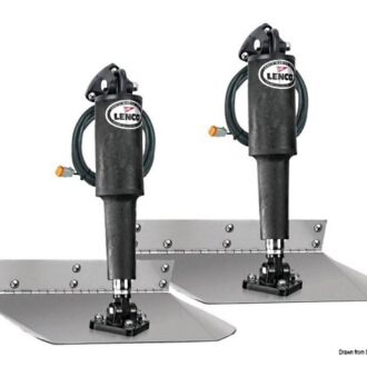 Lenco High Performance trim tabs 12V in three sizes