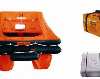Liferaft in hard container and soft valise options