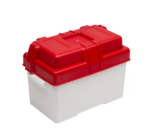 Θήκη Μπαταρίας Πλαστική για Σκάφη – 3 Μεγέθη 1 Marine plastic battery box in three sizes