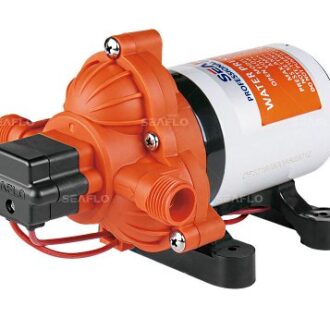 Marine pressure water pump 11.3 L/min 45 PSI 12V/24V with strainer and fittings