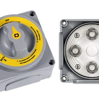 Osculati MK3 battery selector switch 1–2–BOTH, 300A continuous, 450A max