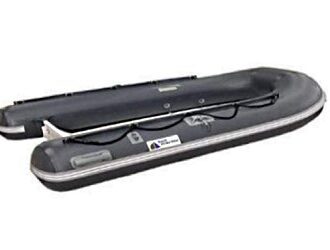 RIB dinghy with GRP hull and PVC tubes