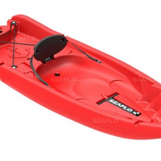 Seaflo double sit-on-top kayak 238.5×78.3 cm for 1 adult and 1 child, 125 kg capacity (red)