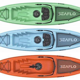 Seaflo single kayak 266×66 cm, 125 kg capacity (assorted colors)